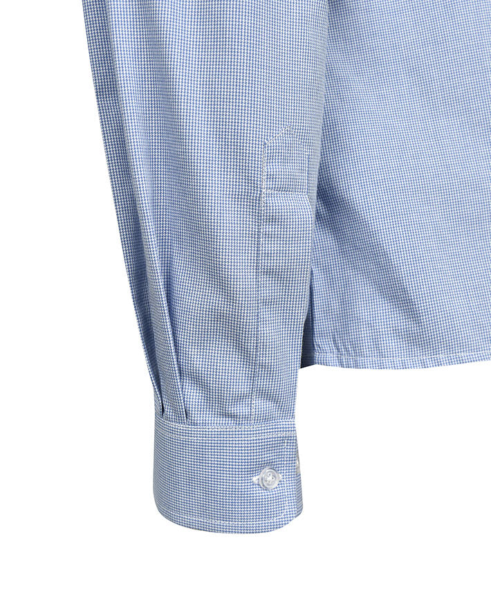Long Sleeve Houndstooth Shirt