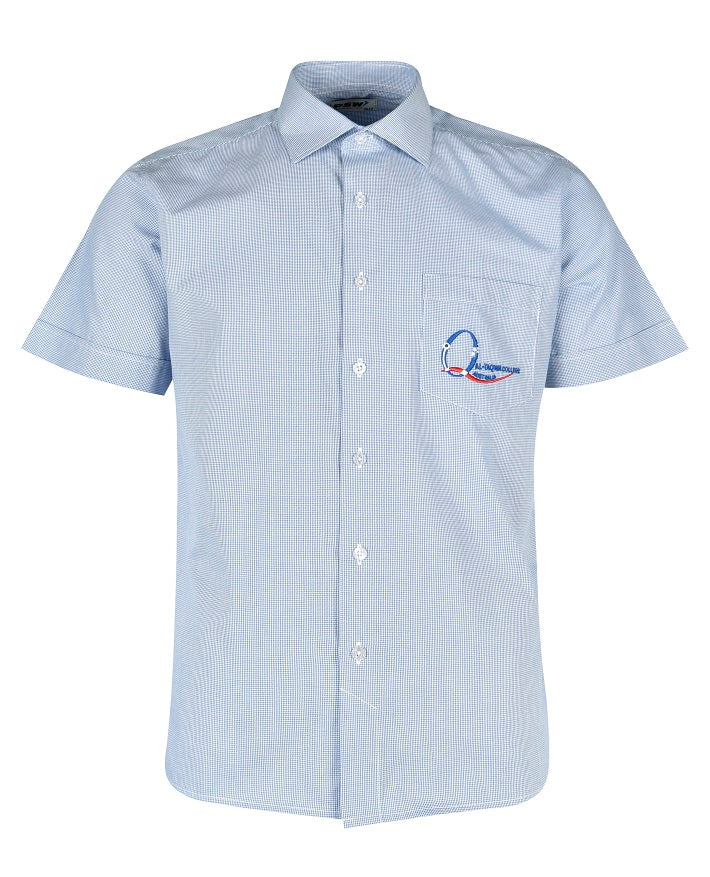 Short Sleeve Houndstooth Shirt