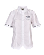 Poplin SS Blouse with piping