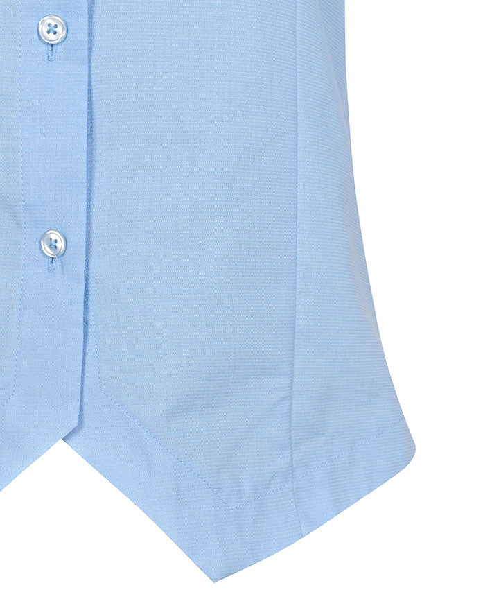 Poplin SS Blouse with piping
