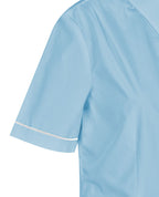 Poplin SS Blouse with piping
