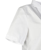 Short Sleeve Jacquard Blouse
