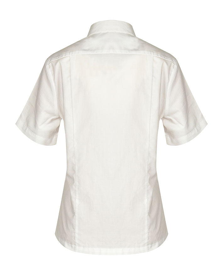 Short Sleeve Jacquard Blouse