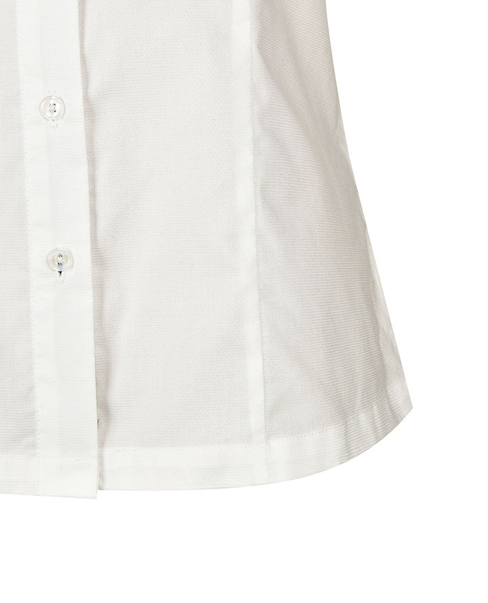 Short Sleeve Jacquard Blouse