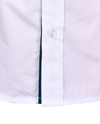 LS shirt with contrast pocket and piping