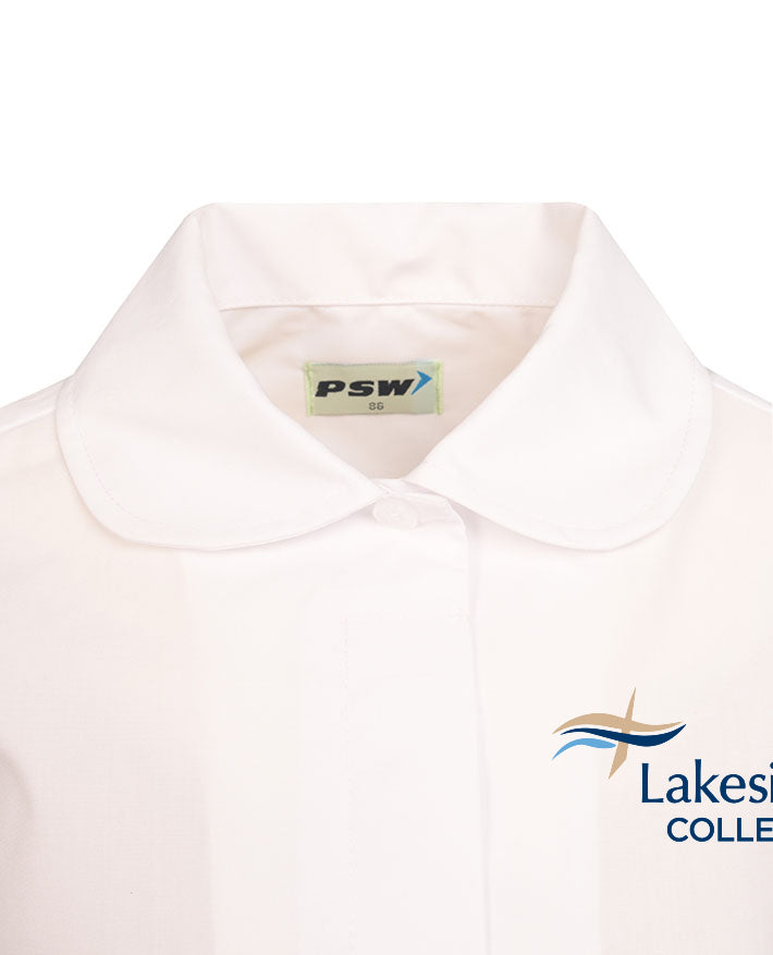 S/S Blouse Peter Pan Collar & Peaked Front