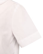 S/S Blouse Peter Pan Collar & Peaked Front