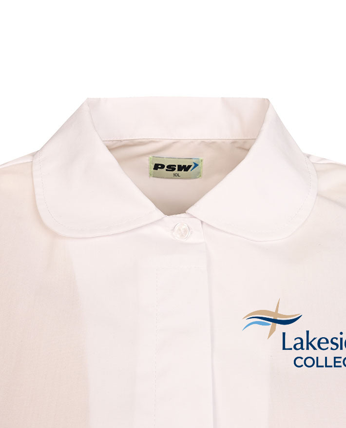 L/S Blouse Peter Pan Collar & Peaked Front