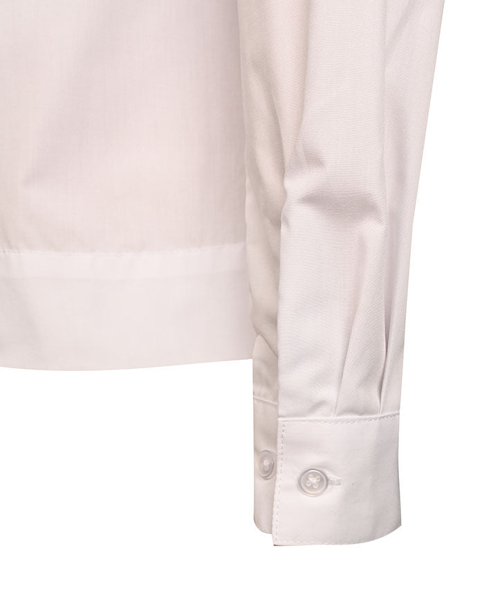 L/S Blouse Peter Pan Collar & Peaked Front