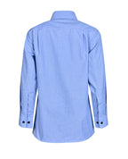 LS shirt with contrast inner neck & placket 150gsm winter weight