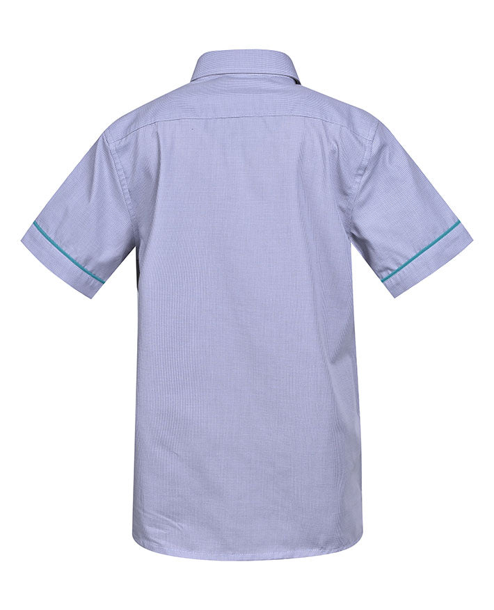 SS Shirt with Contrast inner collar and pipings