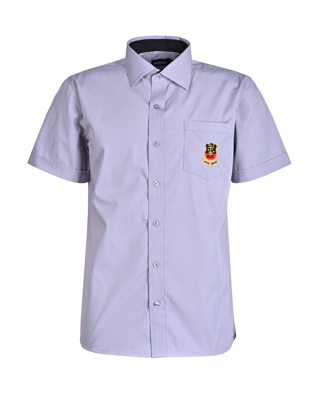 SS Shirt contrast inside neck & placket