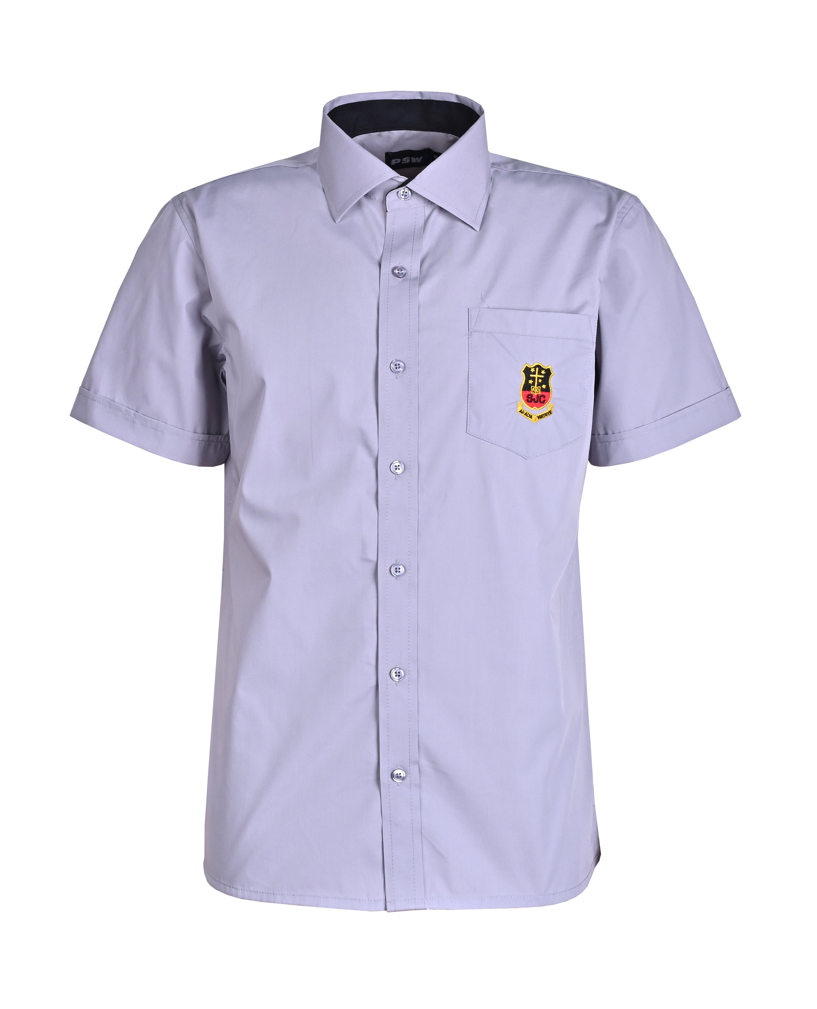 SS Shirt contrast inside neck & placket