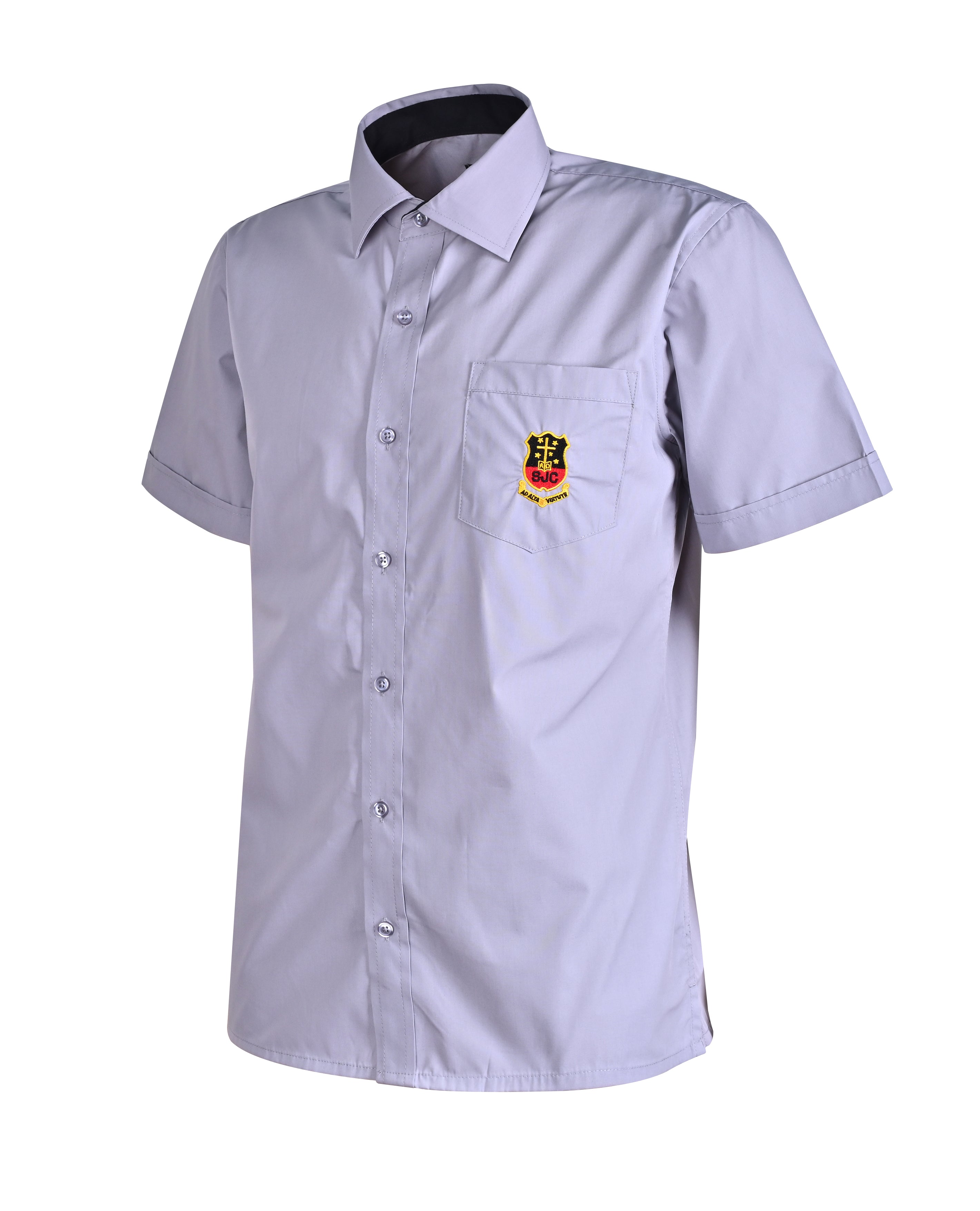SS Shirt contrast inside neck & placket
