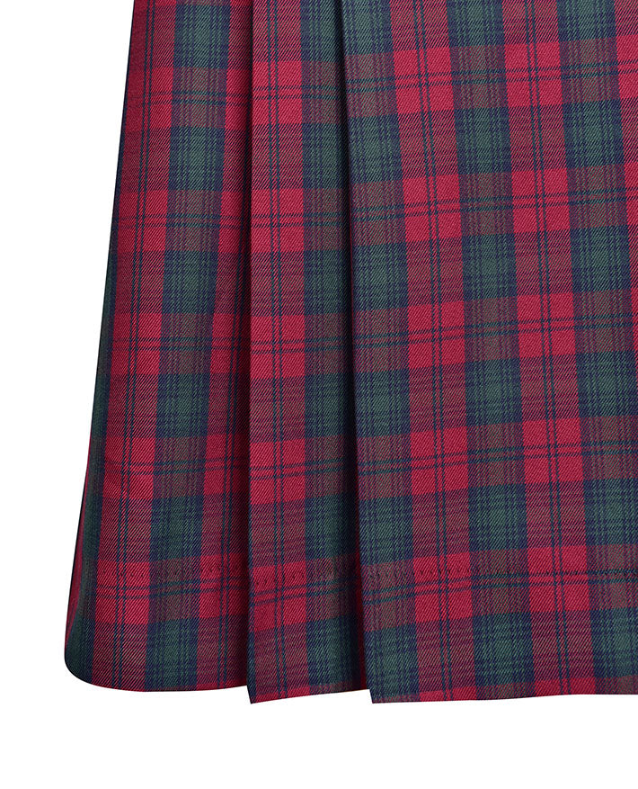 Pleated Skirt with Adjustable Waist