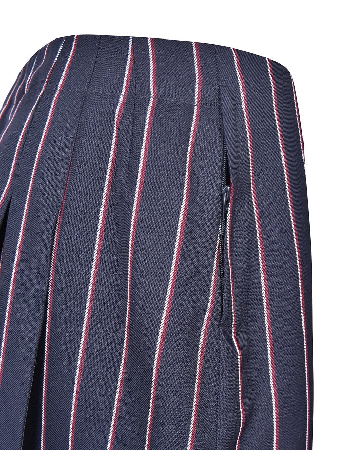 Pleated Skirt with Adjustable Waist