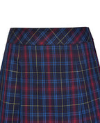 Elastic Back Pleated Skirt