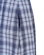 Winter calf length check skirt