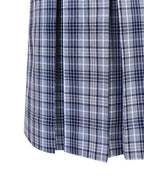 Winter calf length check skirt
