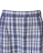 Winter calf length check skirt