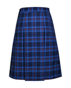 Box pleat winter skirt Poly wool fabric