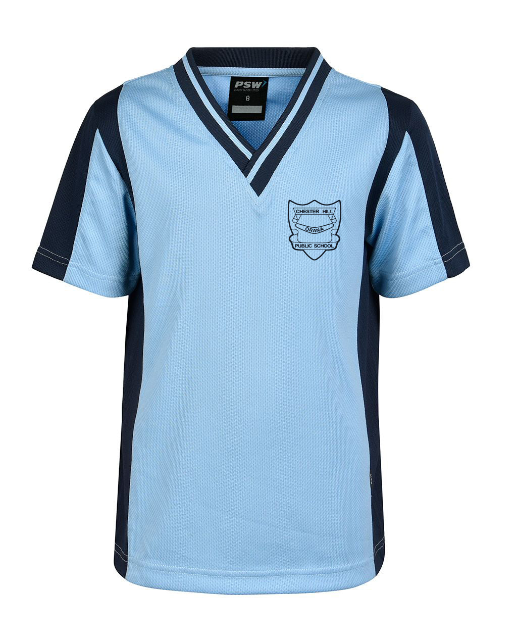 Short Sleeve Mesh V-Neck T-Shirt