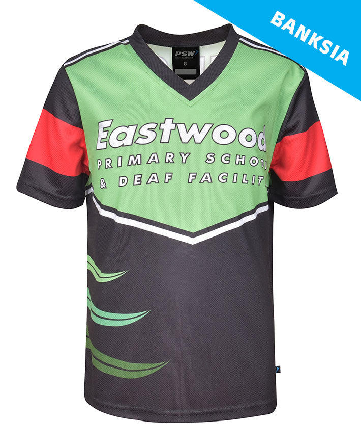 Short Sleeve Sublimated V-Neck T-Shirt