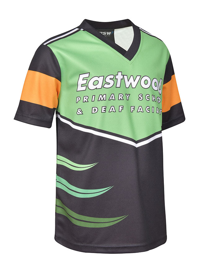 Short Sleeve Sublimated V-Neck T-Shirt