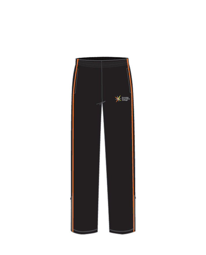 Microstretch Track pant with piping & zip leg
