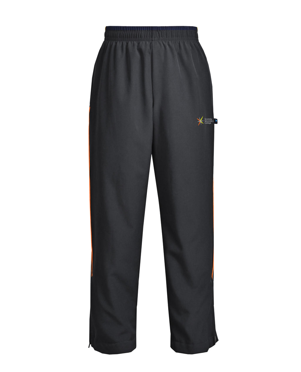 Microstretch Track pant with piping & zip leg