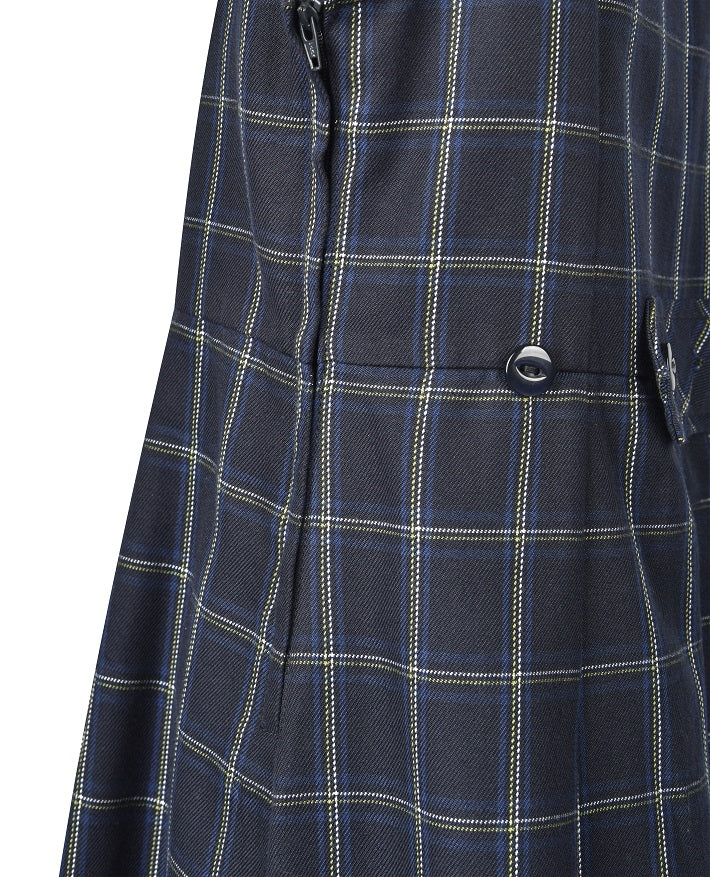 Calf Length Tunic with Pleated Skirt