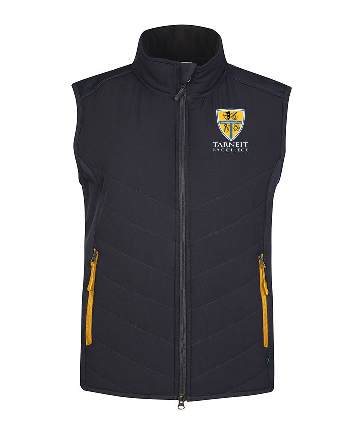 Unisex Vest padded front with knit bonded back