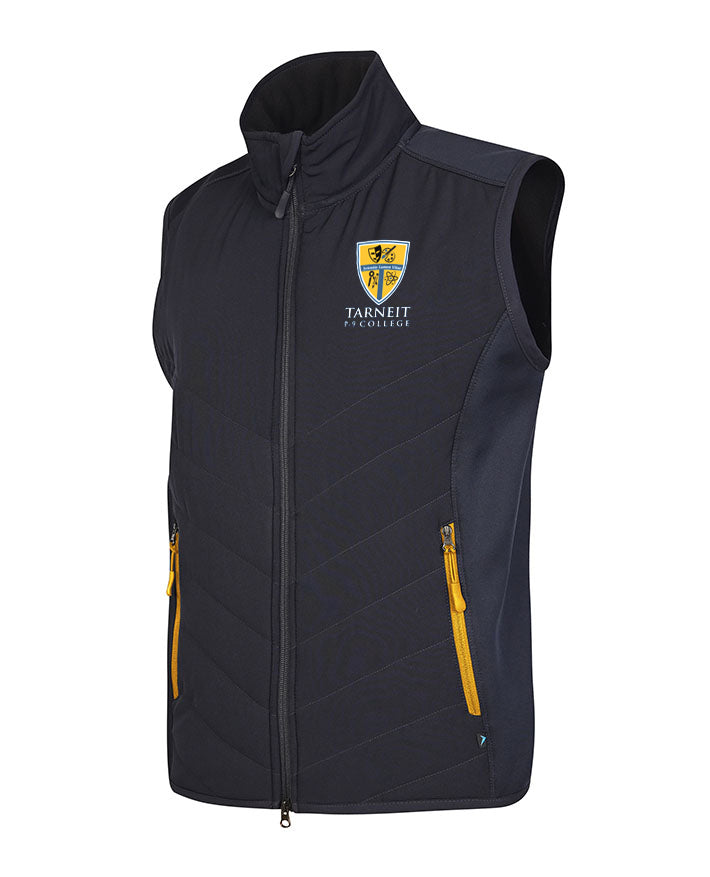 Unisex Vest padded front with knit bonded back