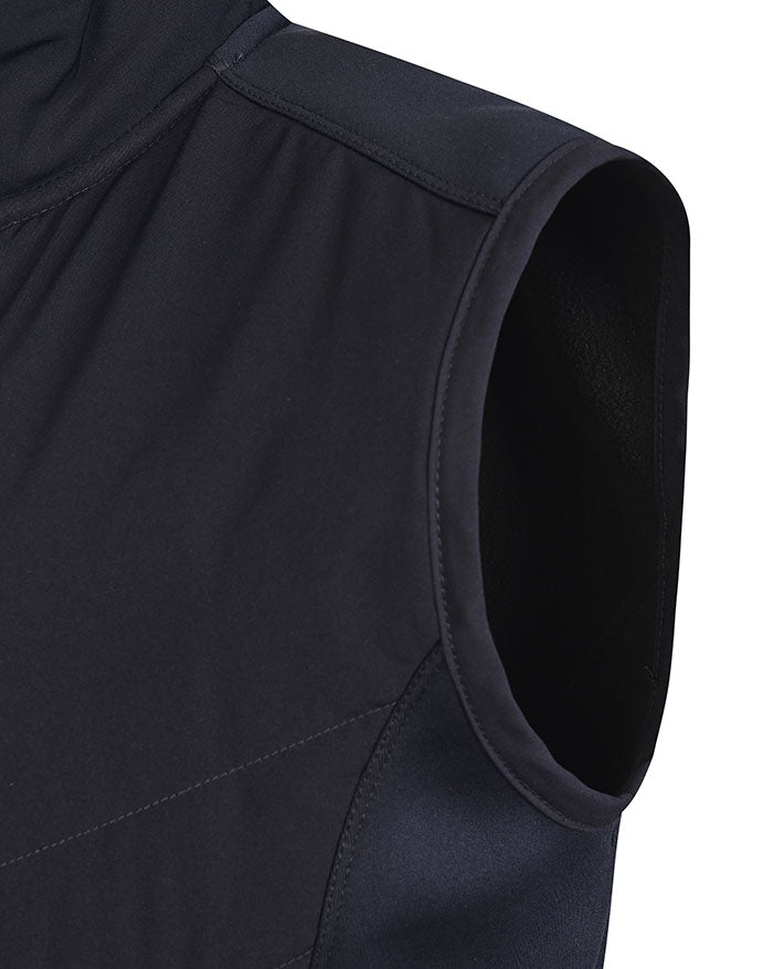 Unisex Vest padded front with knit bonded back