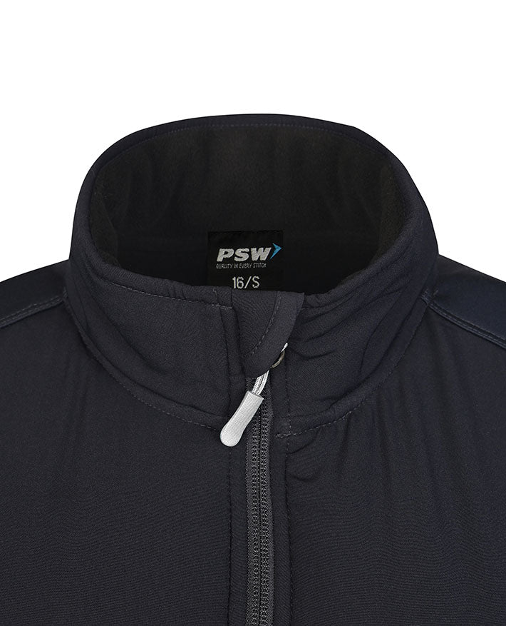 Unisex Vest padded front with knit bonded back