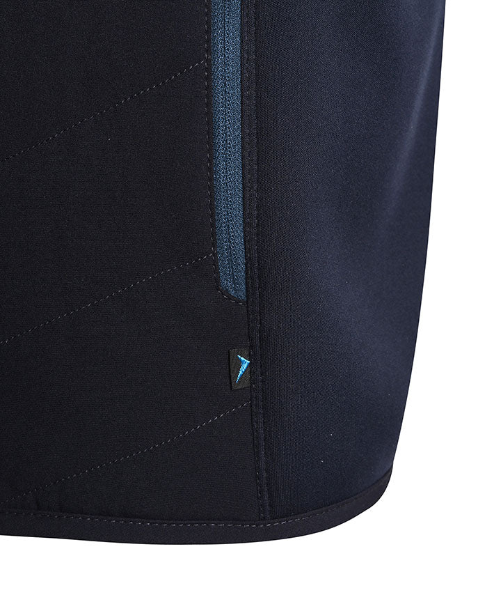 Unisex Vest padded front with knit bonded back