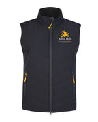 Unisex Vest padded front with Contrast zip