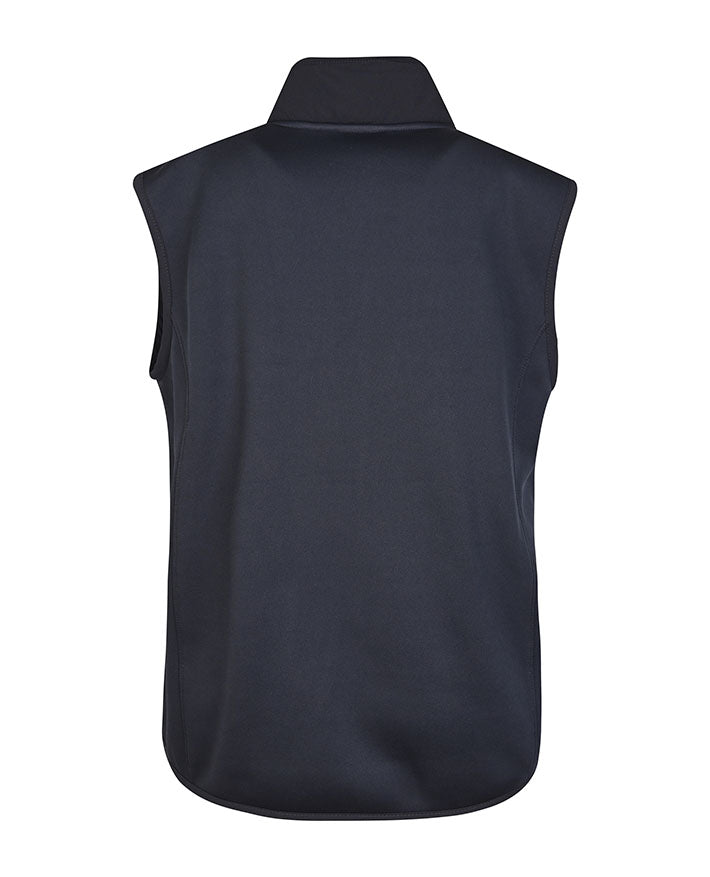 Unisex Vest padded front with Contrast zip