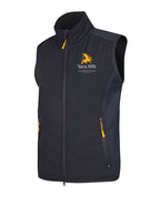 Unisex Vest padded front with Contrast zip