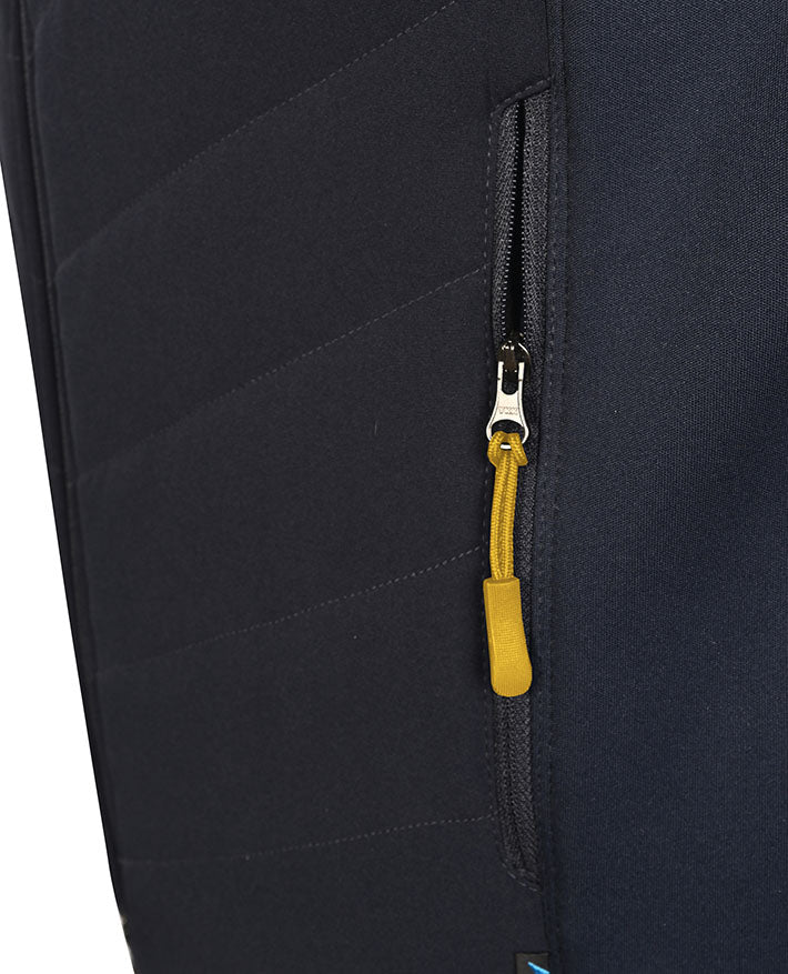 Unisex Vest padded front with Contrast zip