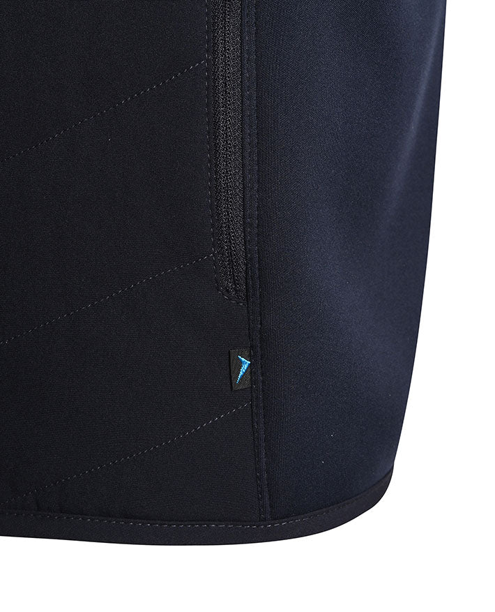 Unisex Vest padded front with Contrast zip