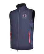 Puffa Vest with Contrast Zip Pockets