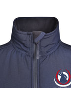 Puffa Vest with Contrast Zip Pockets