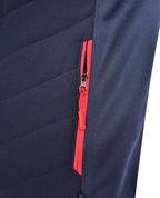 Puffa Vest with Contrast Zip Pockets