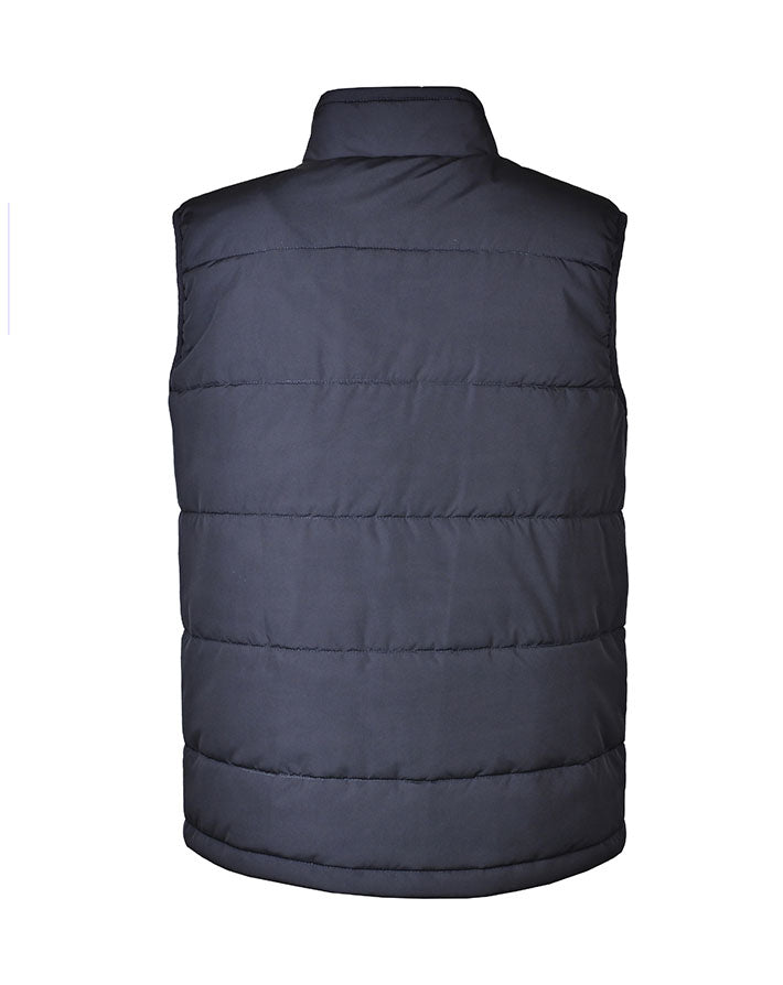 Puffa Vest with Contrast Zips