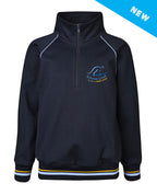 Raglan Sleeve 1/4 Zip Track Jacket