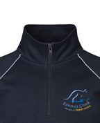 Raglan Sleeve 1/4 Zip Track Jacket