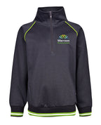 Raglan Sleeve 1/4 Zip Track Jacket