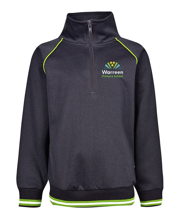 Raglan Sleeve 1/4 Zip Track Jacket