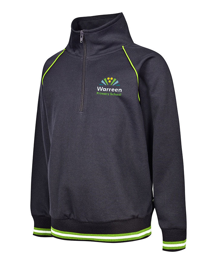 Raglan Sleeve 1/4 Zip Track Jacket